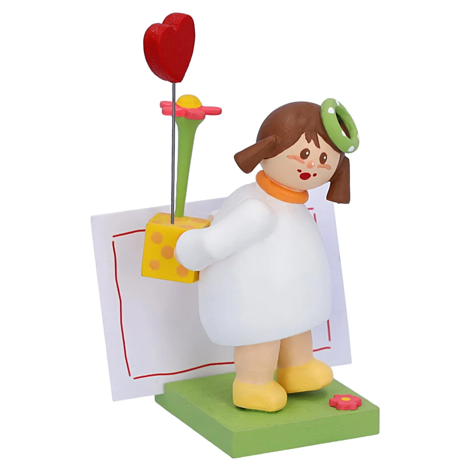 Käthes Original Käthes Original Figuren<Madchen Mit Herz Und Blume "Fur Dich"