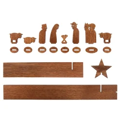designimdorf Krippen Und Krippenfiguren<Moderne Weihnachtskrippe, 11-Teiliges Set