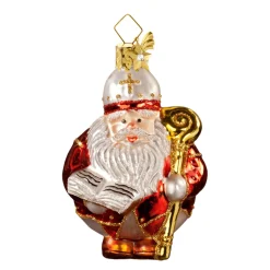 Poesie in Glas Baumschmuck Aus Glas<Nikolaus (Rund)