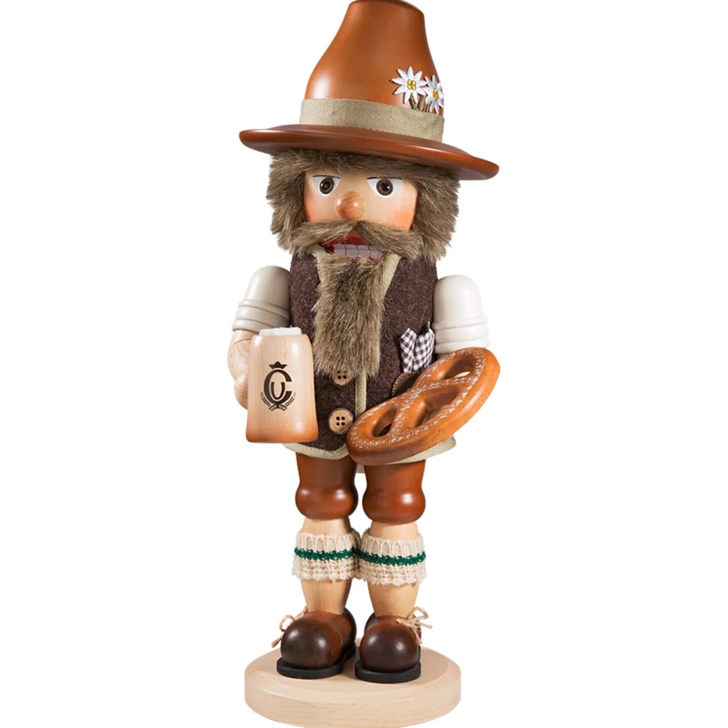 Christian ULBRICHT Bayern Motive<Nussknacker "Bayer" Natur, 42Cm
