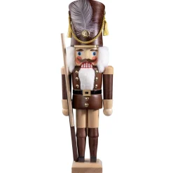 HODREWA Nussknacker<Nussknacker "Gardesoldat", Braun/Lasiert, 40 Cm