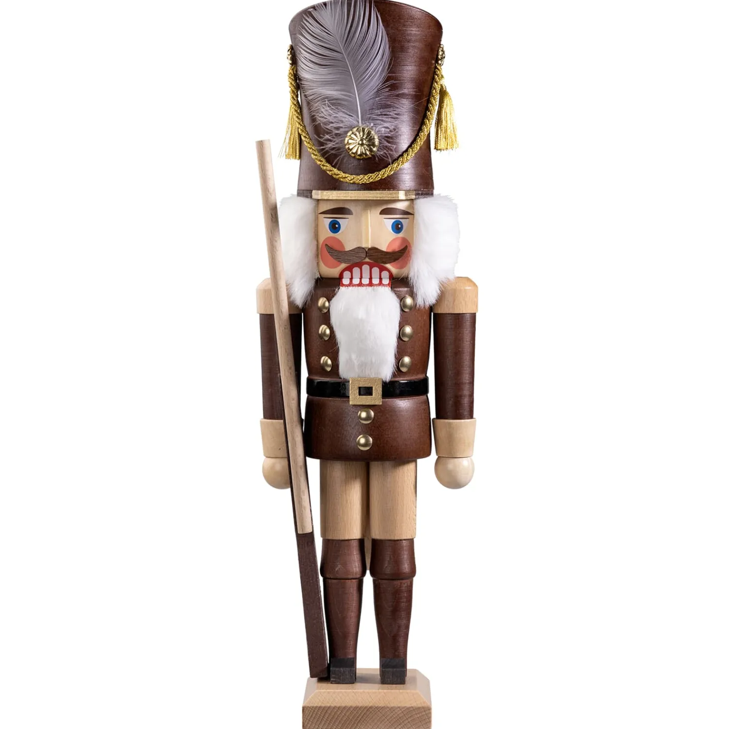HODREWA Nussknacker<Nussknacker "Gardesoldat", Braun/Lasiert, 40 Cm