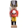 HODREWA Nussknacker<Nussknacker "Gardesoldat", Rot/Lasiert, 30 Cm