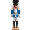 HODREWA Nussknacker<Nussknacker "Husar" Blau, 27Cm