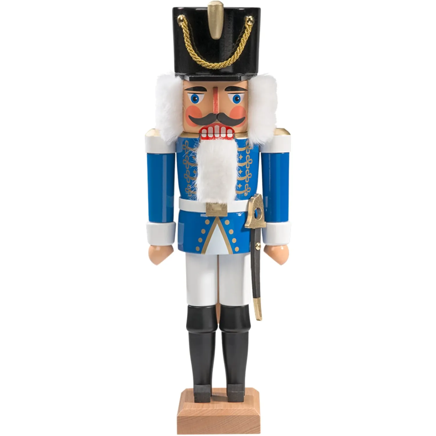 HODREWA Nussknacker<Nussknacker "Husar" Blau, 36Cm