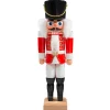 HODREWA Nussknacker<Nussknacker "Husar" Rot, 27Cm
