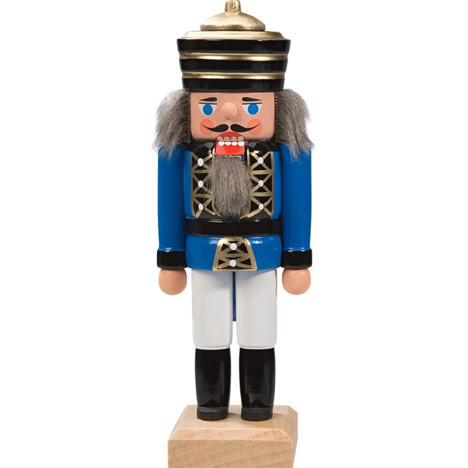 HODREWA Nussknacker<Nussknacker "Konig" Blau, 14Cm