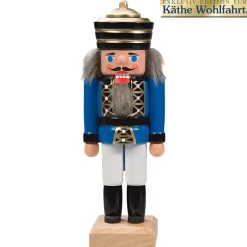 HODREWA Nussknacker<Nussknacker "Konig" Blau, 14Cm