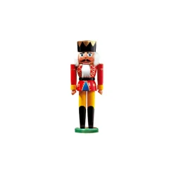 HODREWA Nussknacker<Nussknacker "Konig" Rot, 20Cm