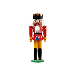 HODREWA Nussknacker<Nussknacker "Konig" Rot, 24Cm