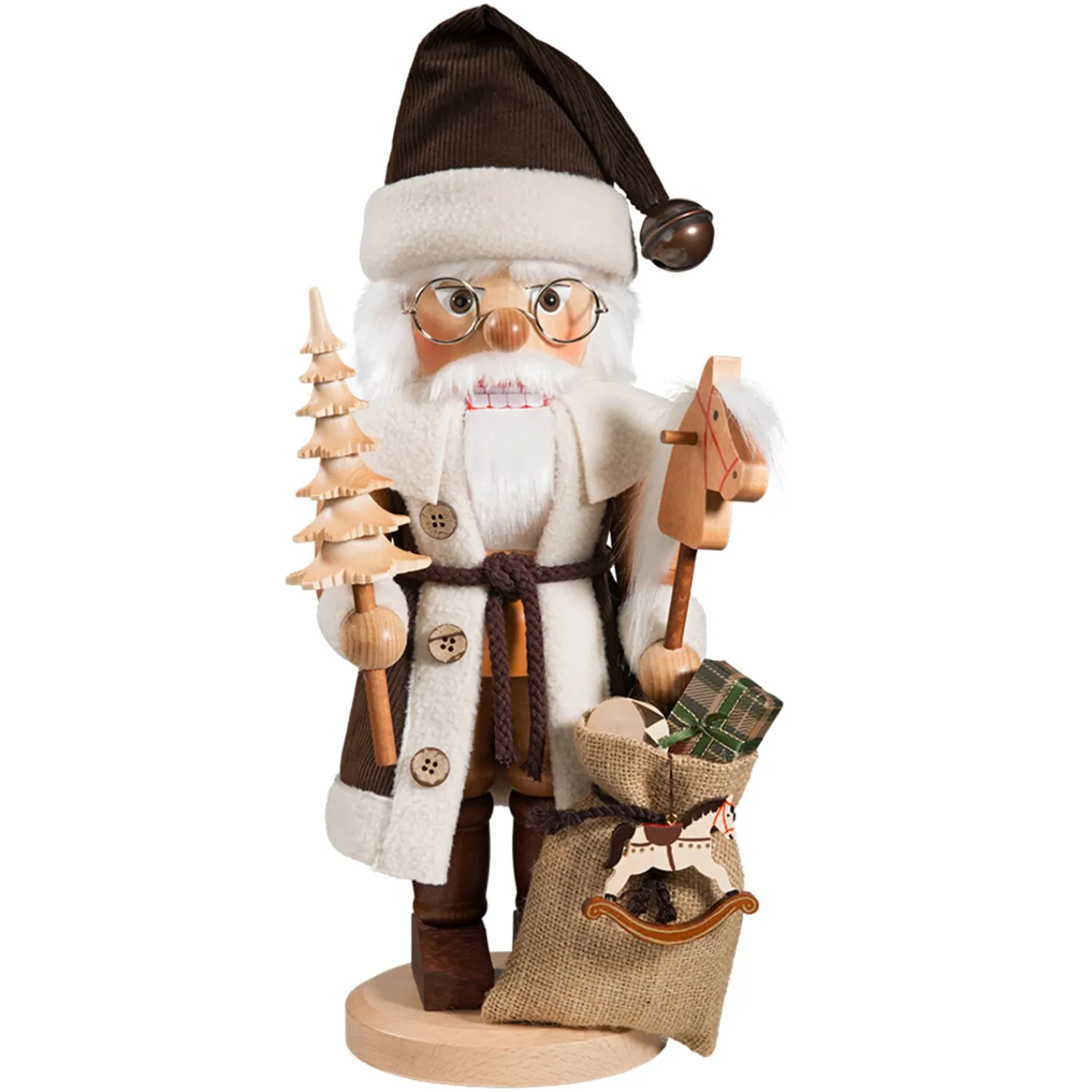 Christian ULBRICHT Nussknacker<Nussknacker "Weihnachtsmann Mit Grosem Geschenkesack", 41,5Cm