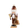 Christian ULBRICHT Nussknacker<Nussknacker "Weihnachtsmann Mit Glocke" Natur, 30Cm