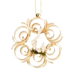 Käthe Wohlfahrt Baumschmuck Aus Holz<Ornament Mit Heiliger Familie