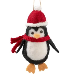 Käthe Wohlfahrt Baumschmuck Aus Filz<Pinguin Aus Filz Mit Schal Und Mutze