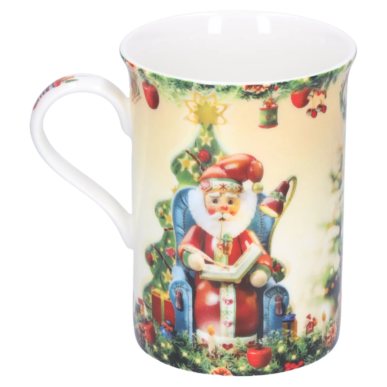 Käthe Wohlfahrt Tischdeko<Porzellan-Tasse "Weihnachtsmann Im Sessel"