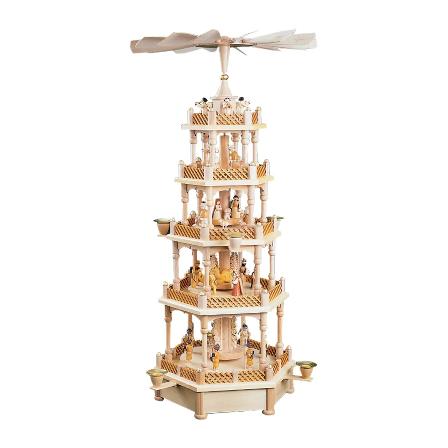 Richard Glässer Pyramiden<Pyramide Mit Musik "Christi Geburt"
