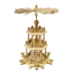 Richard Glässer Pyramiden<Pyramide "Schneemanner Im Winterwald"