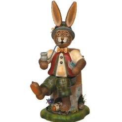 Hubrig Volkskunst Hubrig Miniaturen<Rauchermannchen Hase Gustav