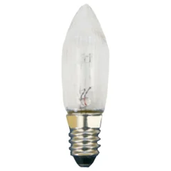Käthe Wohlfahrt Zubehör & Ersatzteile<Riffelkerzen, 12V/3W/E10, Hohe 40Mm