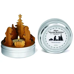 designimdorf Krippen Und Krippenfiguren<Schachtelgeschichte "Himmelsknabe", Krippenszene