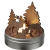 designimdorf Krippen Und Krippenfiguren<Schachtelgeschichte "Im Winterwald"