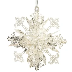 Käthe Wohlfahrt Baumschmuck Aus Messing<Schneeflocke, Versilbert