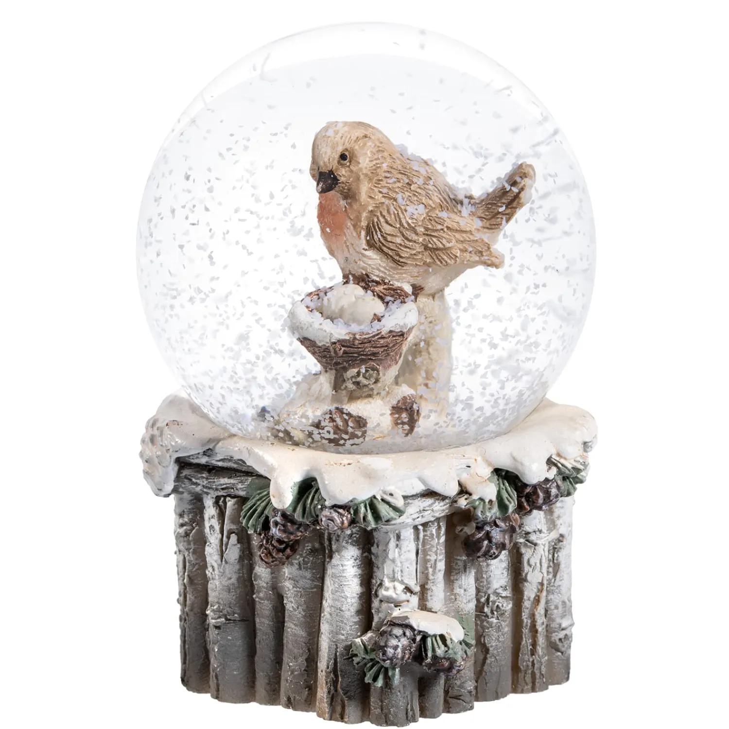 Käthe Wohlfahrt Schneekugeln<Schneekugel "Rotkehlchen"