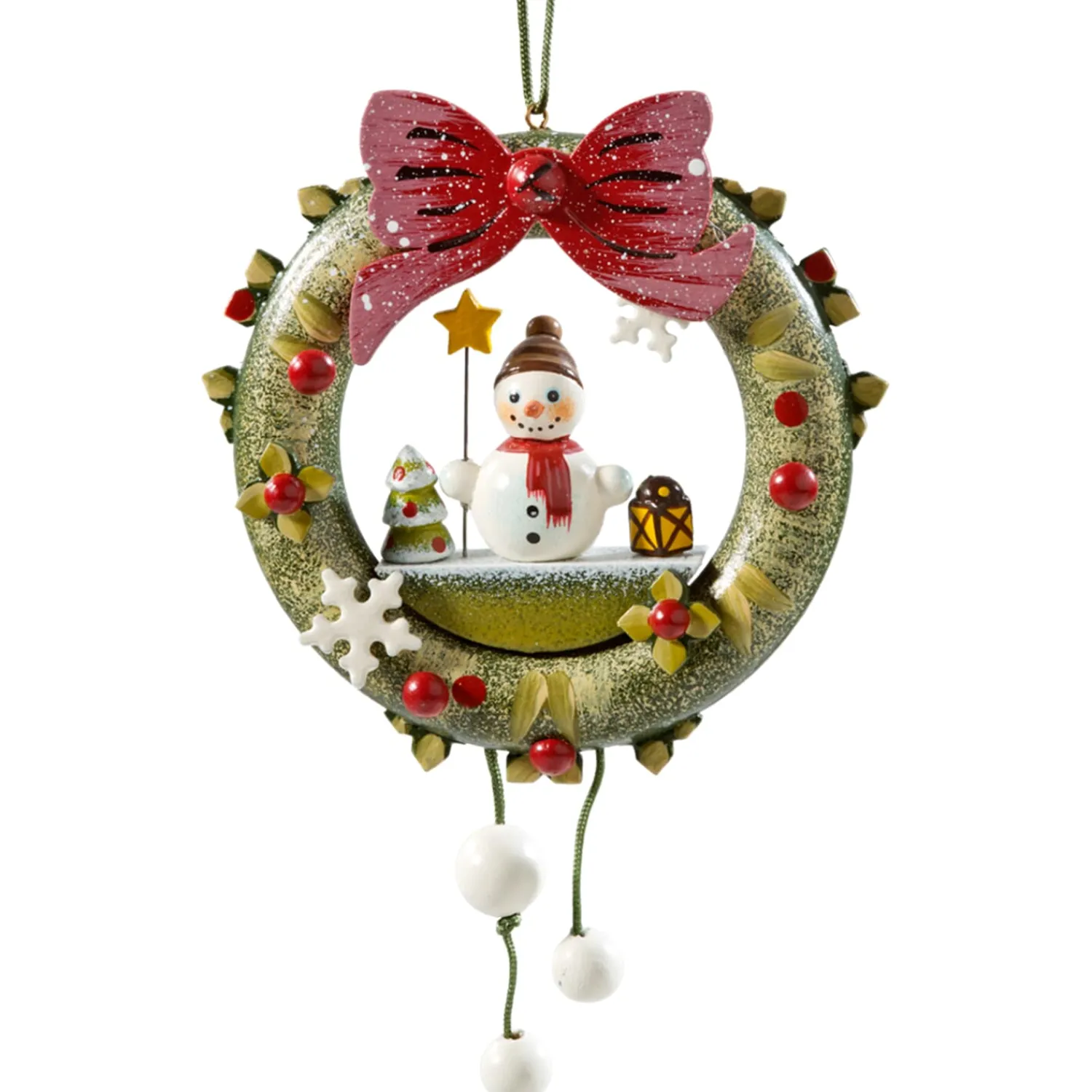 Käthes Original Baumschmuck Aus Holz<Schneemannkranz