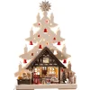 RATAGS Holzdesign Schwibbögen<Schwibbögen "Tanne Mit Geschenkeladen", 115V Mit Usb A-Anschluss