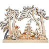 RATAGS Holzdesign Schwibbögen<Schwibbögen "Winterwaldszene", 230V Mit Usb A-Anschluss