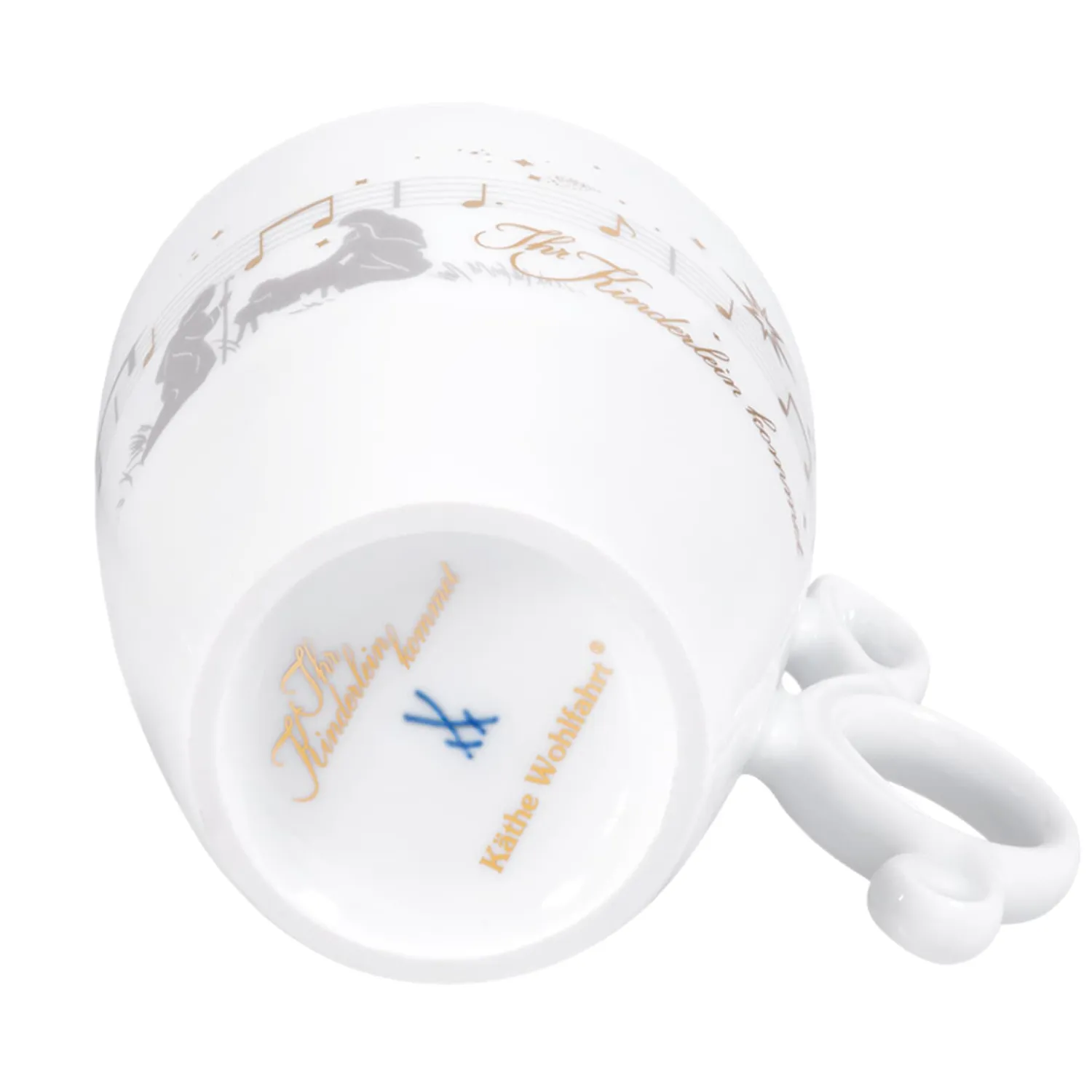 Meissen Porzellan Tischdeko<Tasse "Ihr Kinderlein Kommet"