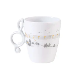 Meissen Porzellan Tischdeko<Tasse "Morgen Kommt Der Weihnachtsmann"