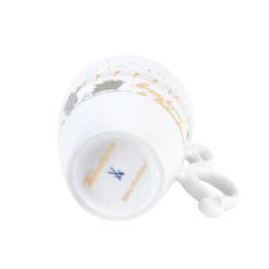 Meissen Porzellan Tischdeko<Tasse "Morgen Kommt Der Weihnachtsmann"