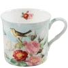 Käthe Wohlfahrt Tischdeko<Tasse Rosen/Vogel