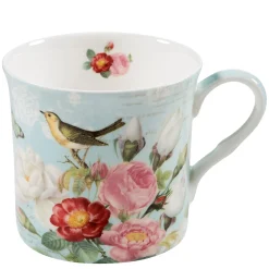 Käthe Wohlfahrt Tischdeko<Tasse Rosen/Vogel