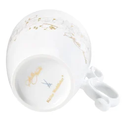Meissen Porzellan Tischdeko<Tasse "Stille Nacht"