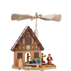 Richard Glässer Pyramiden<Teelicht-Pyramide "Lebkuchenhaus"