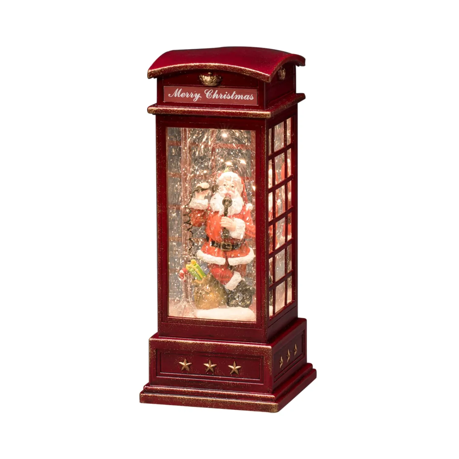 KONSTSMIDE Standfiguren<Telefonzelle Mit Weihnachtsmann