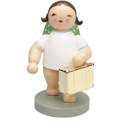 WENDT & KÜHN Wendt & Kühn Kollektion<Weltenbummler, Engel Mit Koffer, Goldedition No11
