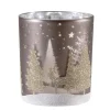 Käthe Wohlfahrt Kerzen & Teelichthalter<Windlicht "Hirsche Im Wald" Taupe, 10Cm