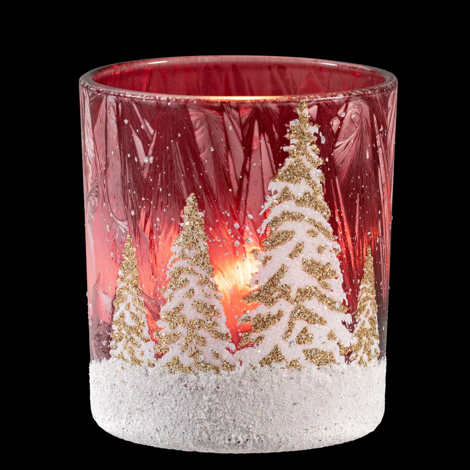 Käthe Wohlfahrt Kerzen & Teelichthalter<Windlicht "Winterwald"