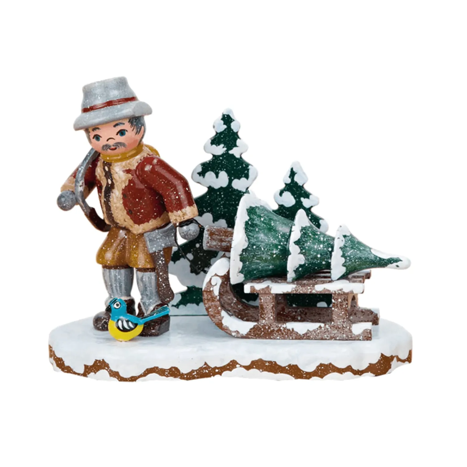 Hubrig Volkskunst Hubrig Miniaturen<Winterkinder Christbaumdieb