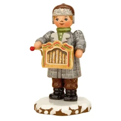 Hubrig Volkskunst Hubrig Miniaturen<Winterkinder Drehorgelspieler