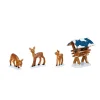 Hubrig Volkskunst Hubrig Miniaturen<Winterkinder Futterkrippe Mit 3 Rehen