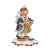 Hubrig Volkskunst Hubrig Miniaturen<Winterkinder Himmelskind "Lebkuchenherzchen"