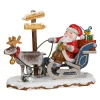 Hubrig Volkskunst Hubrig Miniaturen<Winterkinder Hurra Der Weihnachtsmann