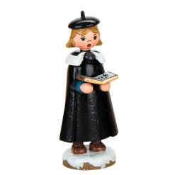 Hubrig Volkskunst Hubrig Miniaturen<Winterkinder Kurrendenmadchen Mit Buch