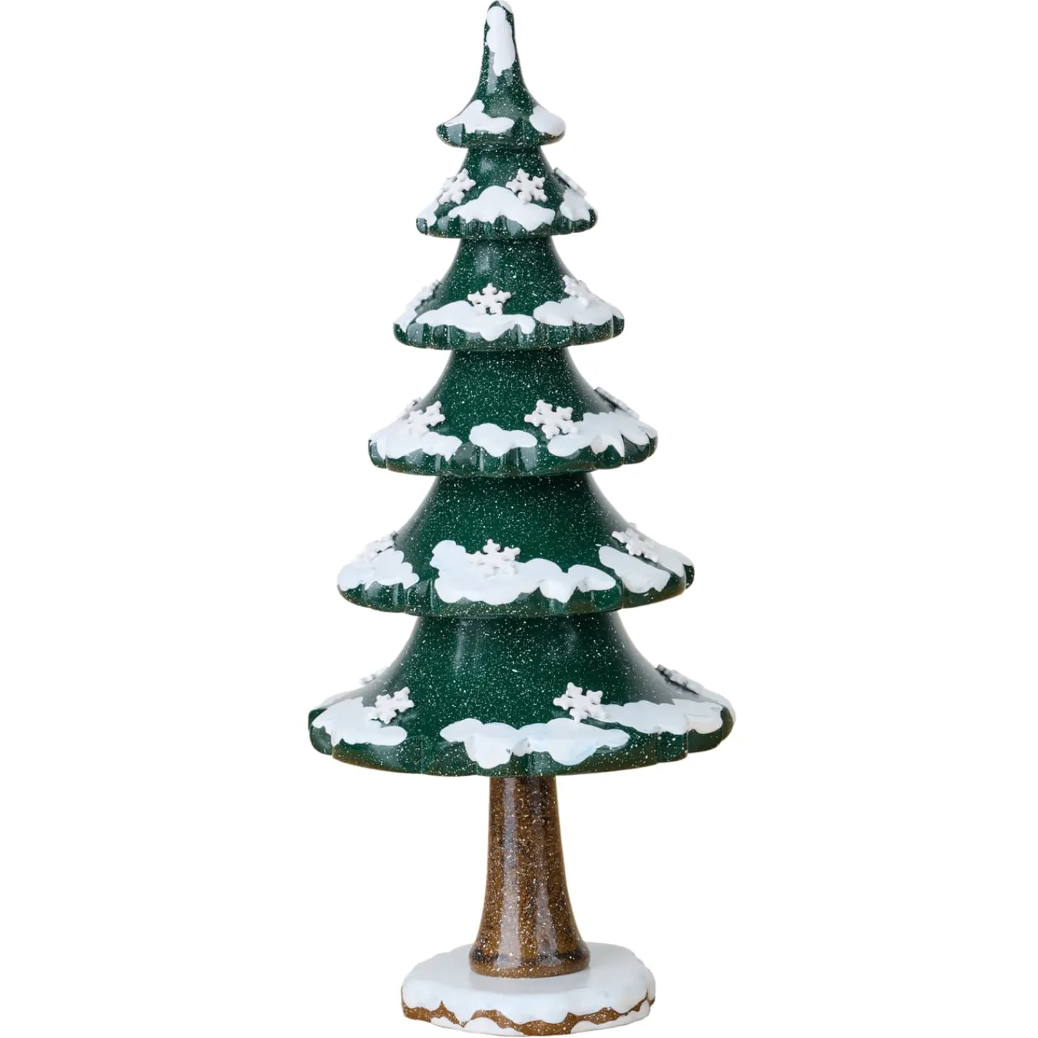 Hubrig Volkskunst Hubrig Miniaturen<Winterkinder Winterbaum Mit Schneekristall, 22 Cm