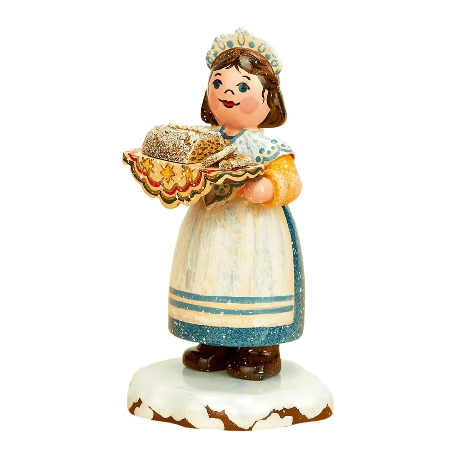 Hubrig Volkskunst Hubrig Miniaturen<Winterkinder Zuckerbackerin